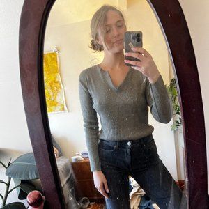 Grey sparkly *out of this world* long-sleeved shirt